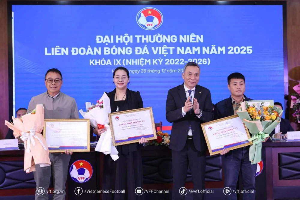 Đại hội thống nhất kết nạp 3 thành viên mới là CLB Xuân Thiện Phú Thọ, CLB Quảng Ninh và CLB Bắc Ninh.