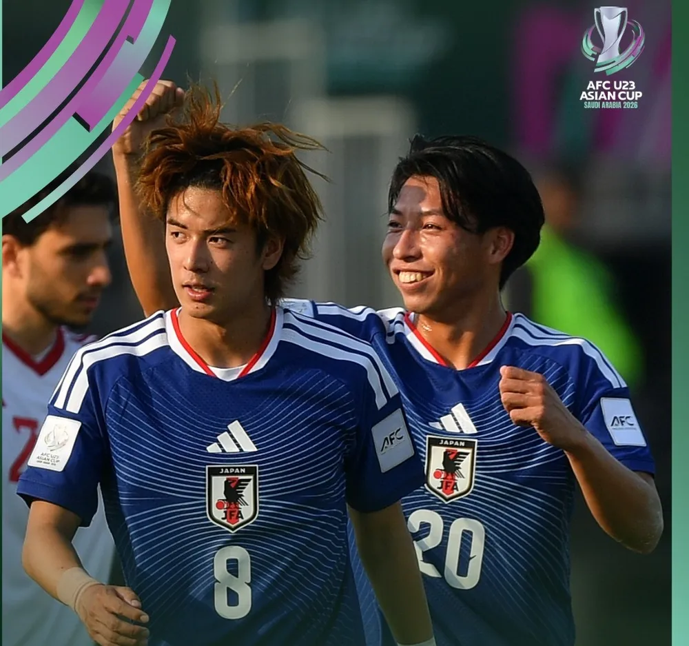 Nhật Bản thắng tiến ở ngôi đầu bảng B. Ảnh: AFC