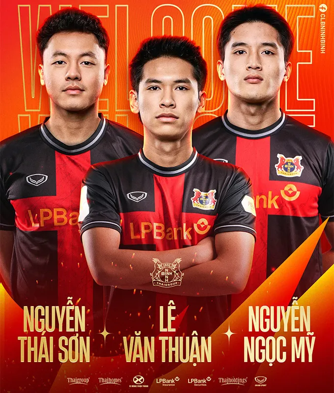 Lực lượng của CLB Ninh Bình sẽ mạnh thêm khi có sự xuất hiện của 3 ngôi sao trẻ từ Thanh Hóa.