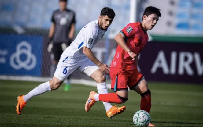 Để thua Uzbekistan 0-2 nhưng Hàn Quốc may mắn vào Tứ kết khi Iran bất ngờ sẩy chân ở lượt cuối. Ảnh: AFC