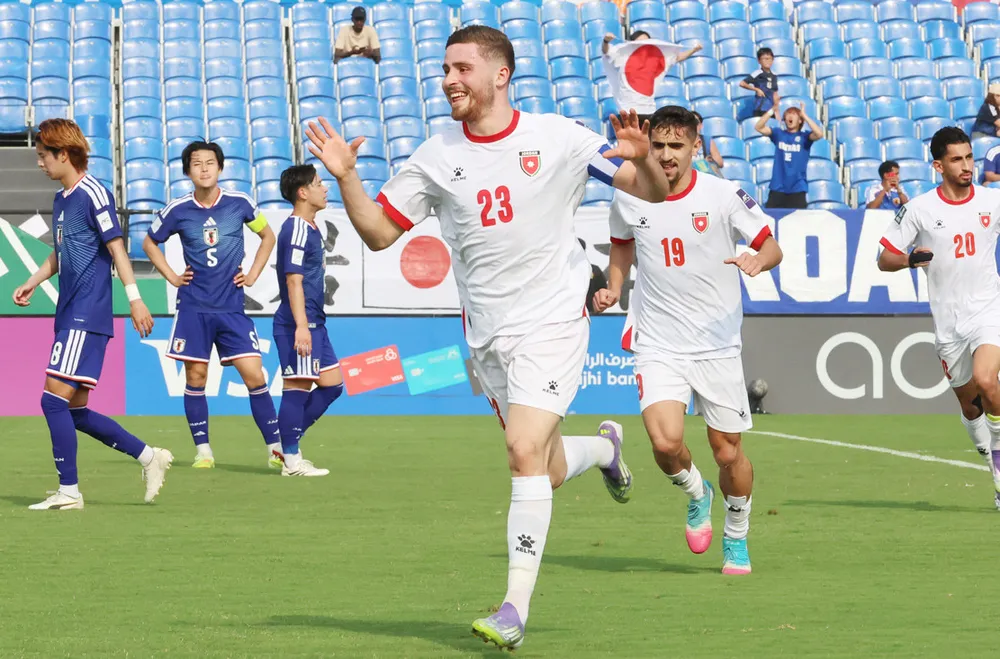 Jordan bất ngờ với bàn thắng dẫn trước. Ảnh:AFC