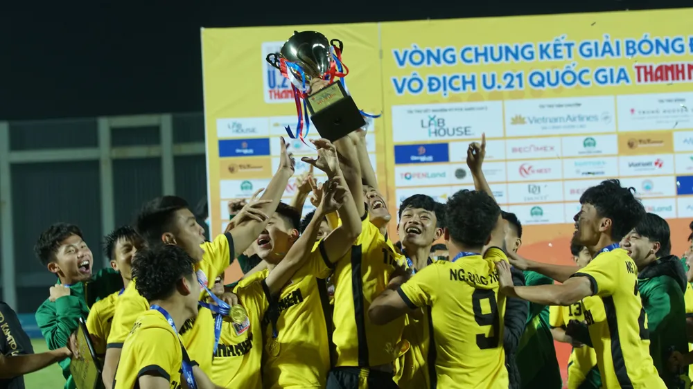 Học viện Nutifood vô địch U21 quốc gia năm 2021