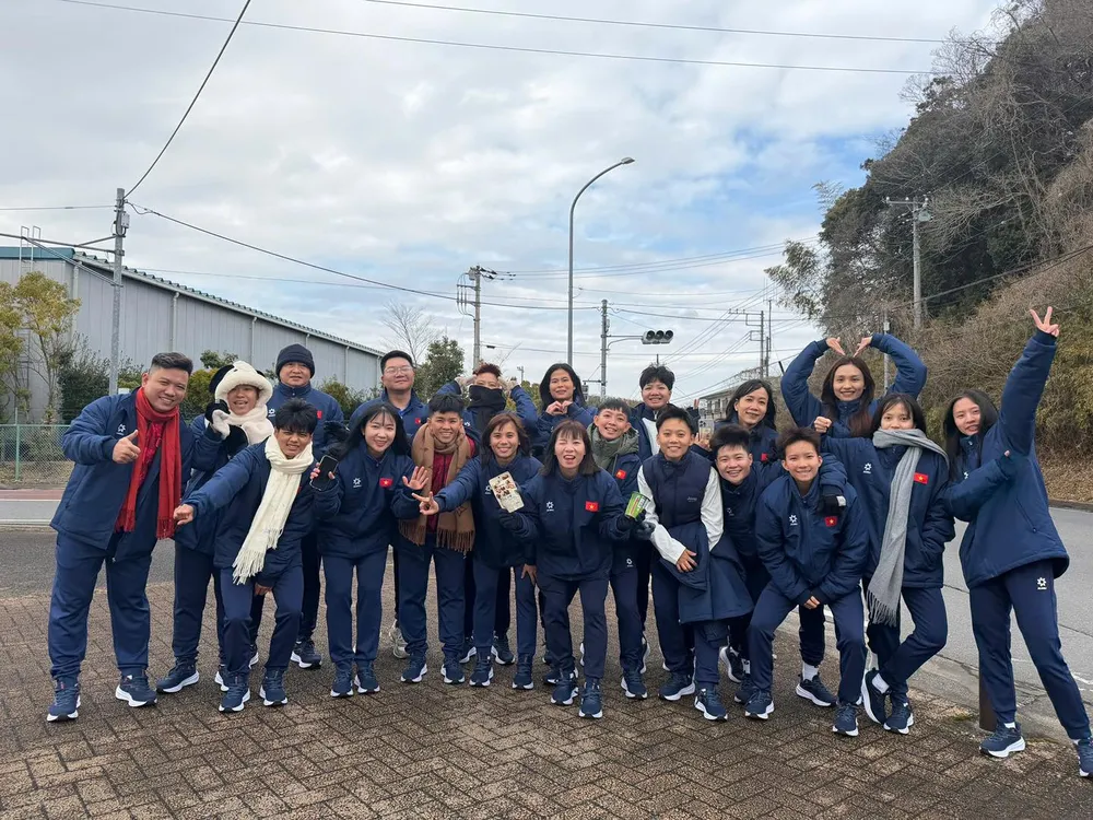 Thầy trò HLV Nguyễn Đình Hoàng có 2 trận giao hữu bổ ích tại Nhật Bản trước thềm giải Đông Nam Á 2026.