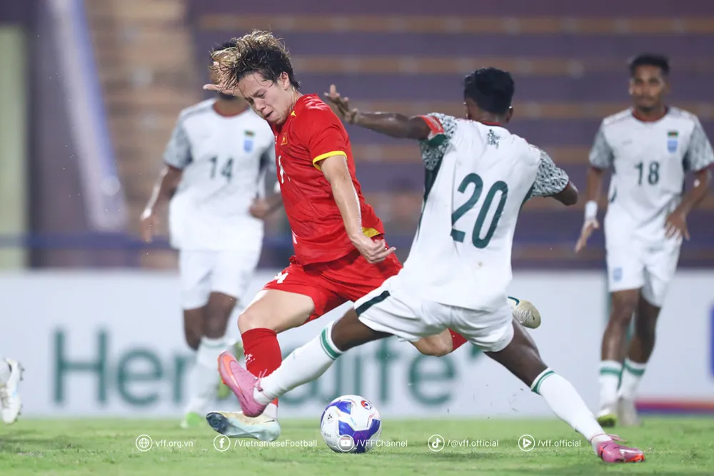Cuộc so tài giữa U23 Việt Nam và Bangladesh ở vòng loại U23 châu Á 2026.