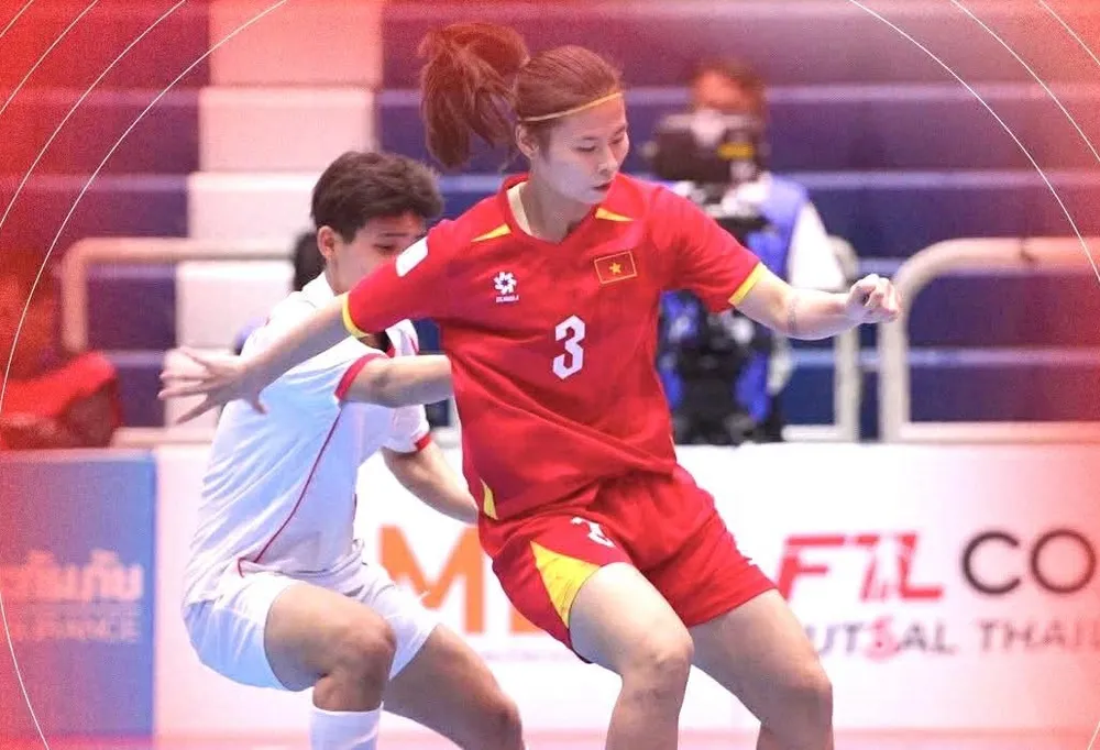 Đội tuyển futsal nữ Việt Nam ngược dòng thắng cách biệt Myanmar