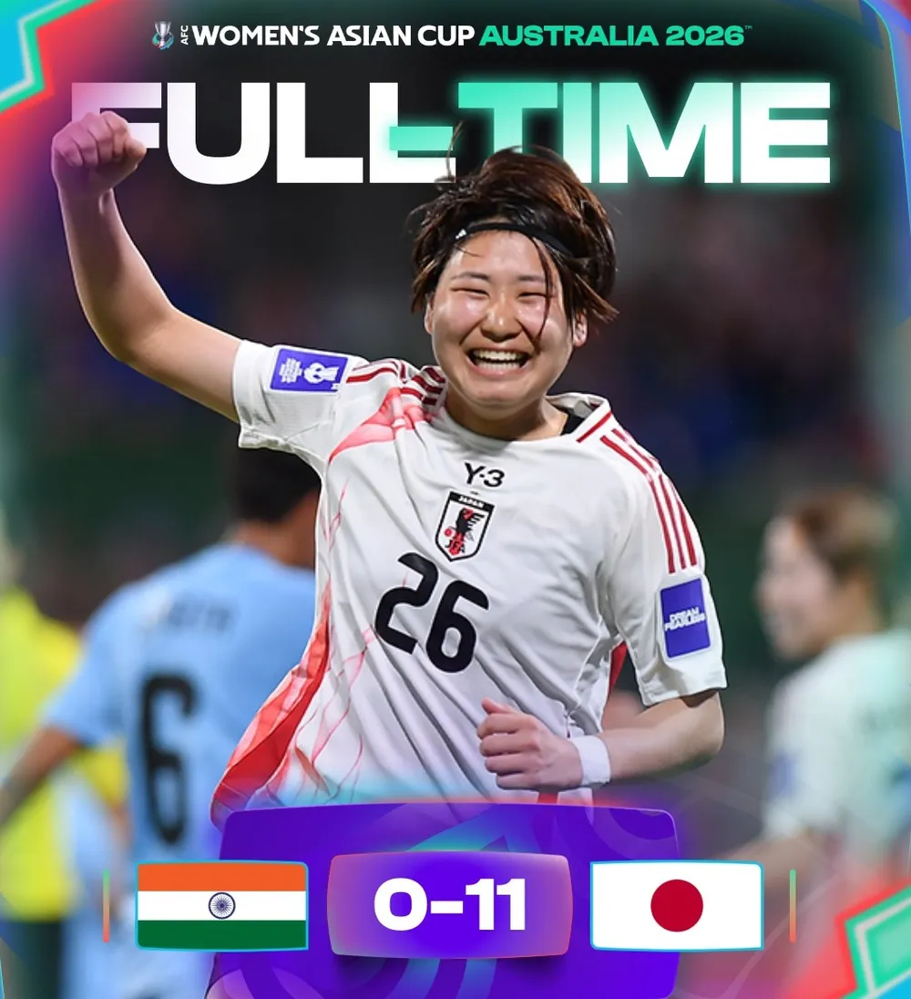 Nhật Bản thắng áp đảo 11-0 trước Ấn Độ