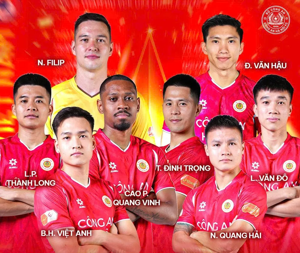 Các thành viên của CLB Hà Nội được gọi tập trung đợt này. Ảnh: CAHNFC