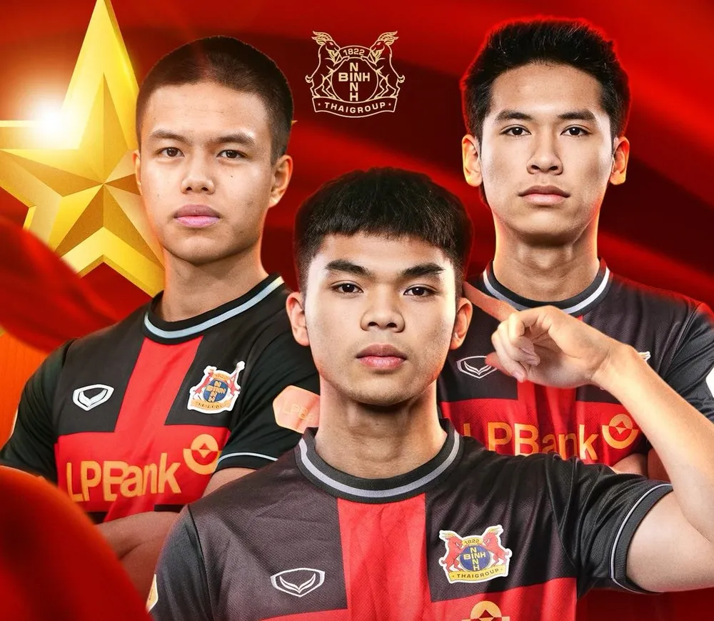 Bộ ba Thành Trung, Lê Phát và Văn Thuận của Ninh Bình được gọi tập trung đội U23 Việt Nam. 