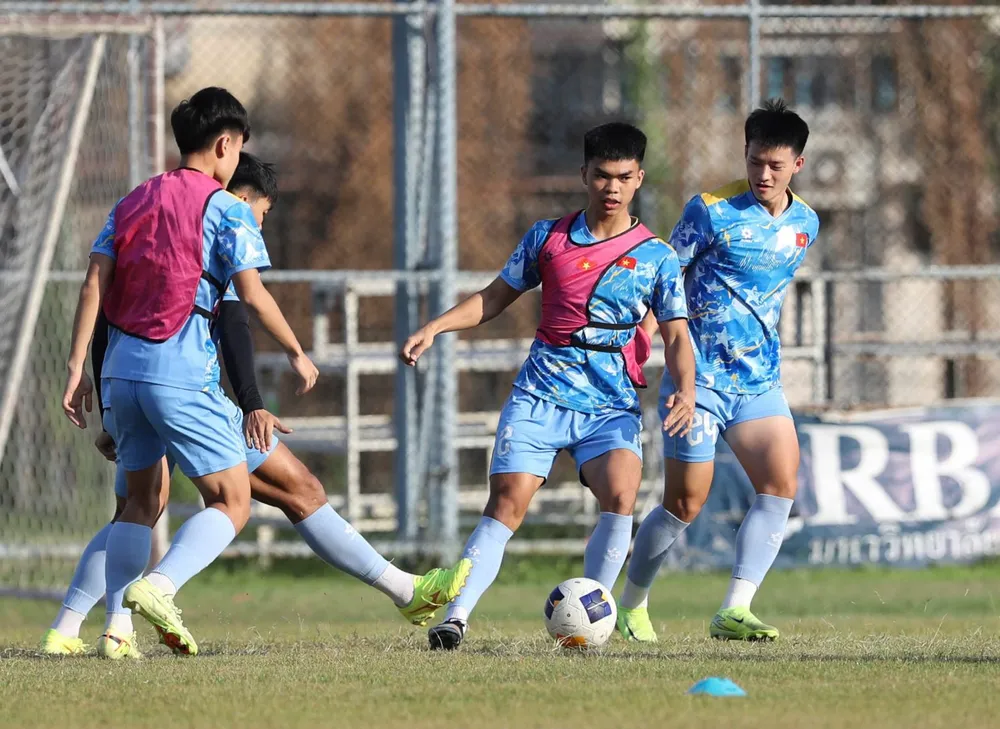 Lê Phát bị chấn thương vào giờ chót trước ngày đội U23 Việt Nam tập trung. Ảnh: VFF