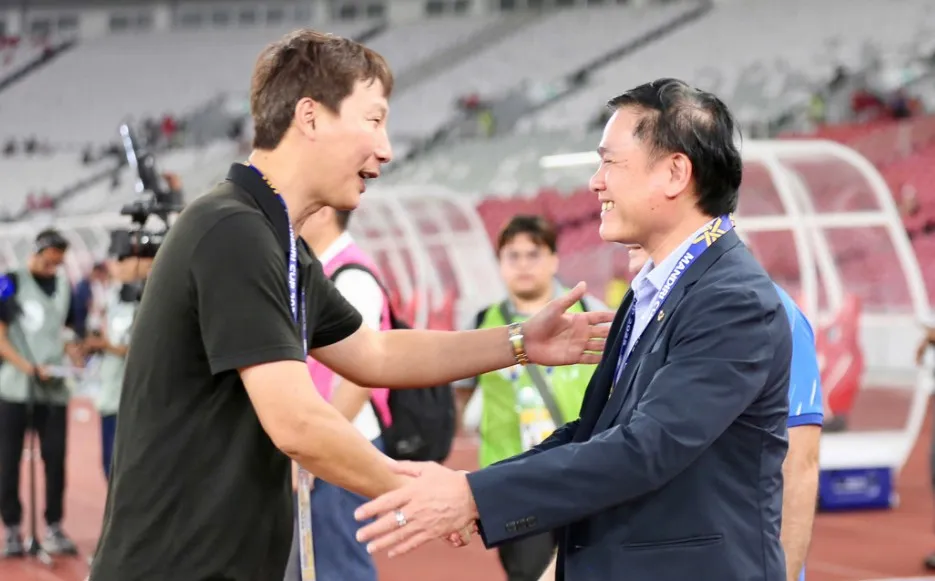 Phó chủ tịch VFF Trần Anh Tú khẳng định VFF đặt mục tiêu cho đội tuyển Việt Nam là thắng Malaysia vào ngày 31-3 tới đây. Ảnh: VFF