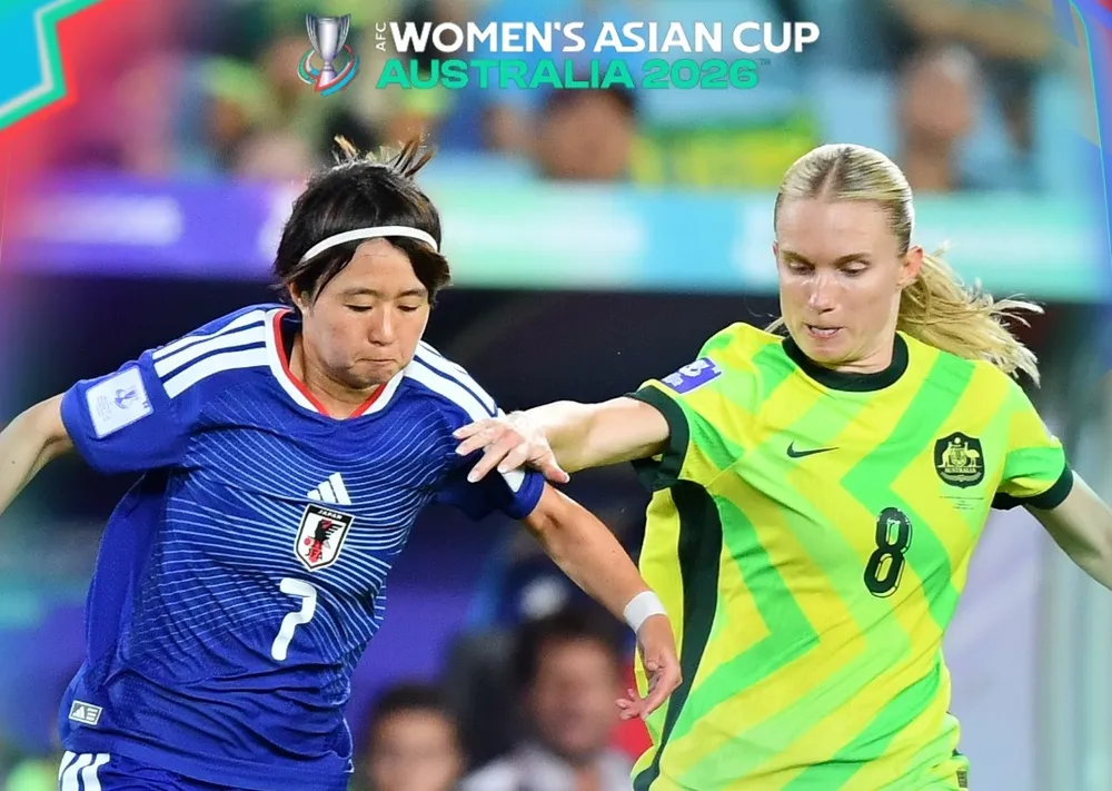 Đội tuyển nữ Nhật Bản thể hiện sức mạnh ở sân chơi châu Á 2026.