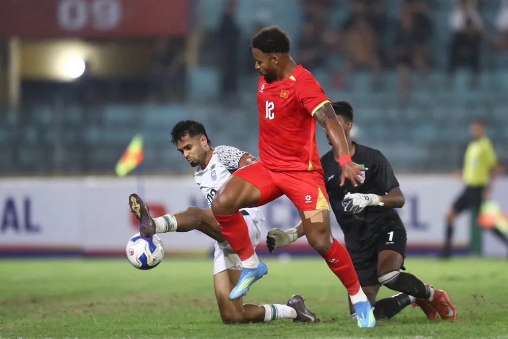 Đội tuyển Việt Nam giành chiến thắng cách biệt 3-0 trước Bangladesh hôm 26-3.