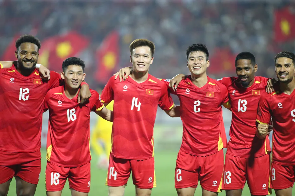 Hoàng Đức luôn là "át chủ bài" của HLV Kim Sang-sik ở hai trận vừa qua.