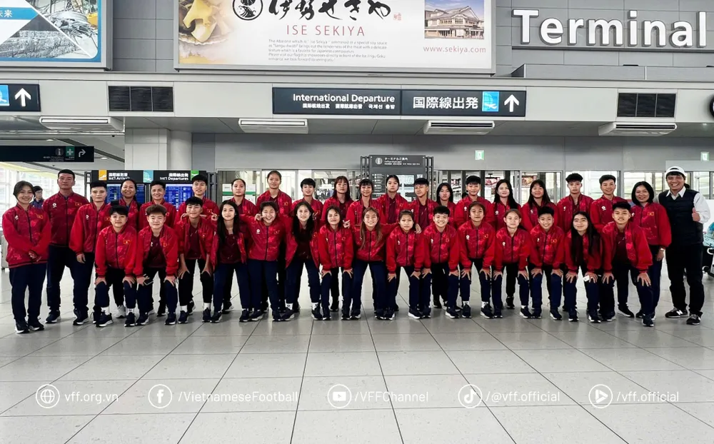 Đội tuyển U17 nữ Việt Nam bắt đầu giai đoạn tập huấn tại Nhật Bản.