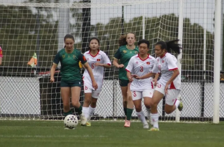 U15 nữ Việt Nam giành chiến thắng trước U15 nữ Tasmania
