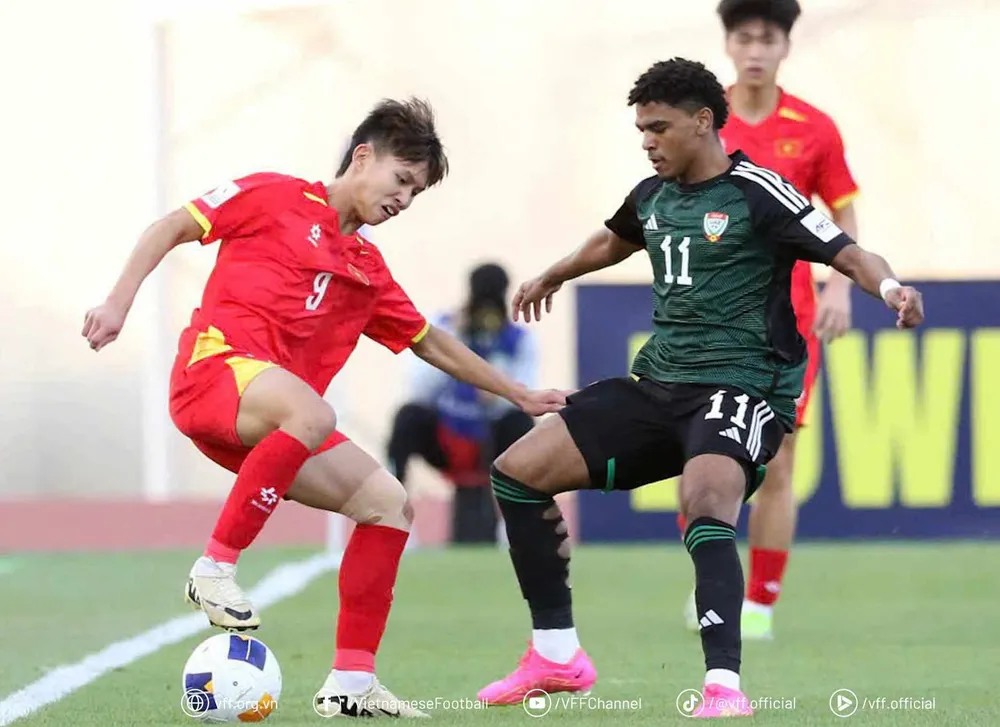 U17 Việt Nam sẽ gặp lại U17 UAE ở vòng loại bảng C. Ảnh: VFF