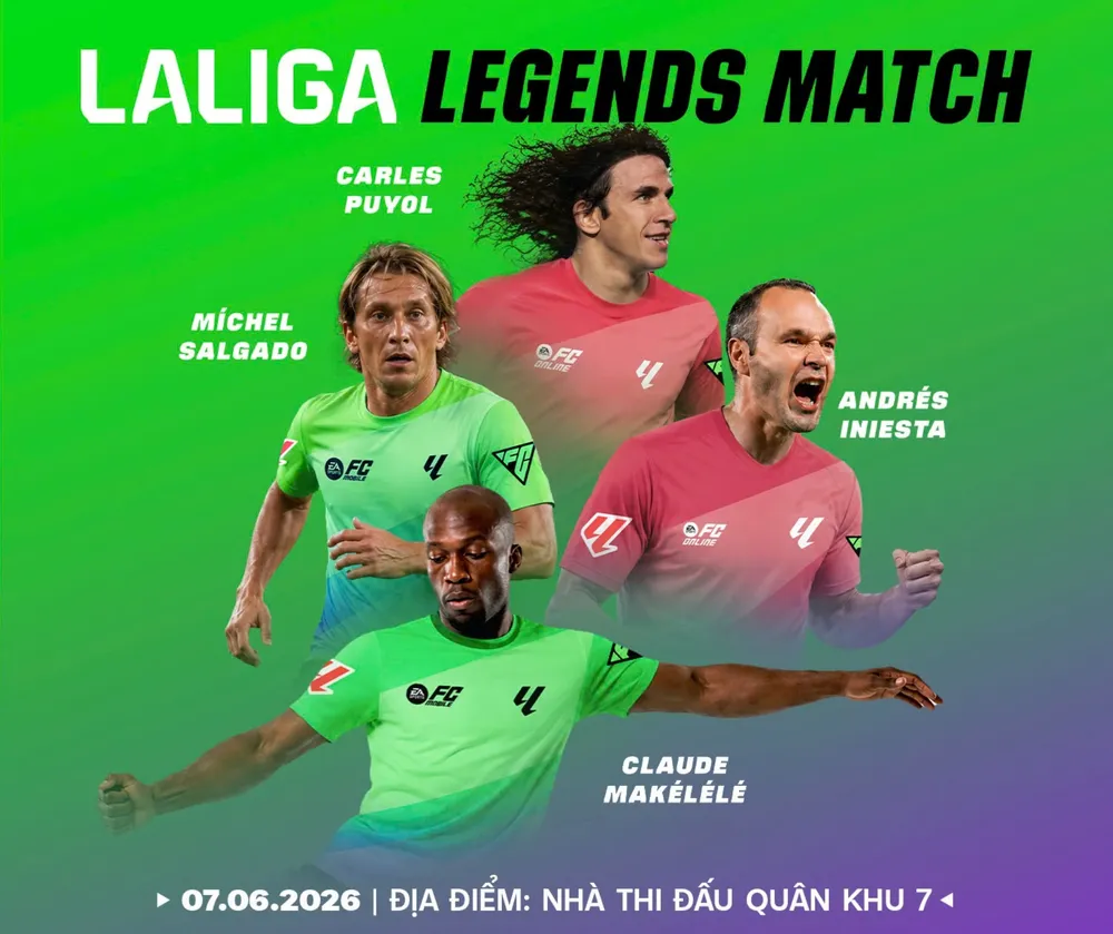 Người hâm mộ bóng đá Việt Nam chuẩn bị đón dàn sao của LA LIGA vào tháng 6 tới đây