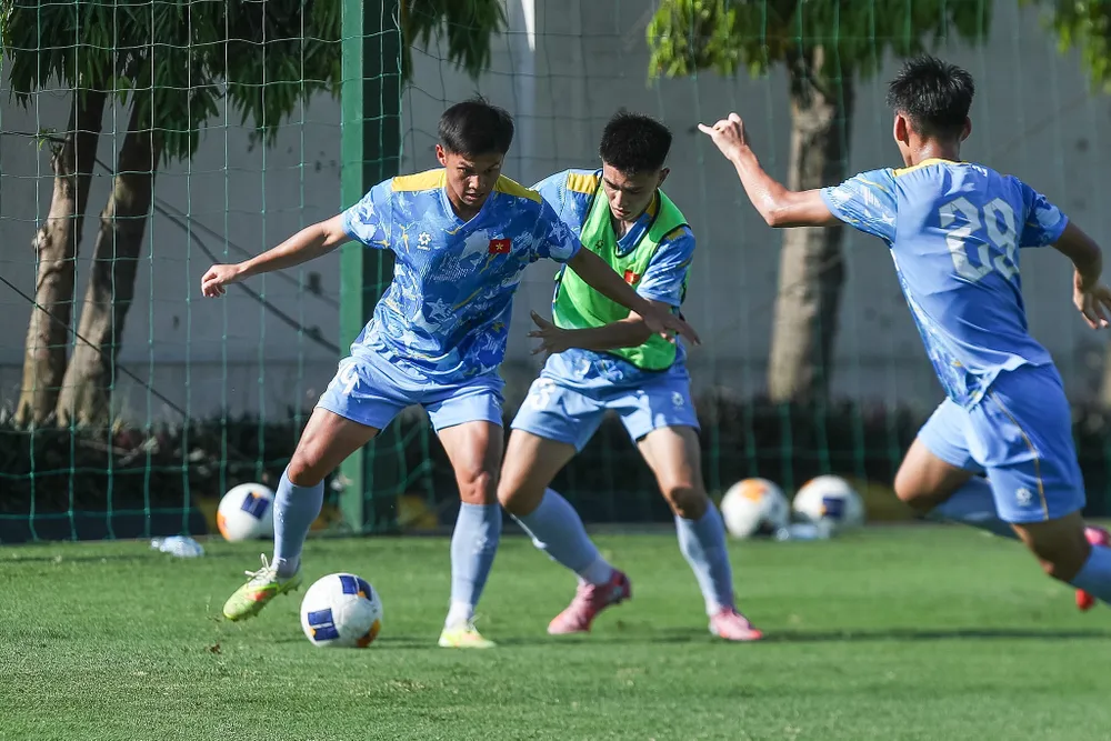 U19 Việt Nam tự tin đạt thứ hạng tốt tại giải Đông Nam Á 2026. Ảnh: VFF