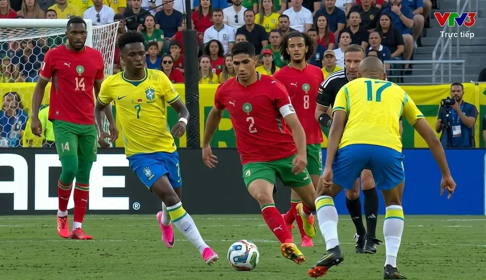 Đương kim vô địch châu Phi Morocco đã gây nhiều khó khăn cho Brazil ở trận ra quân.