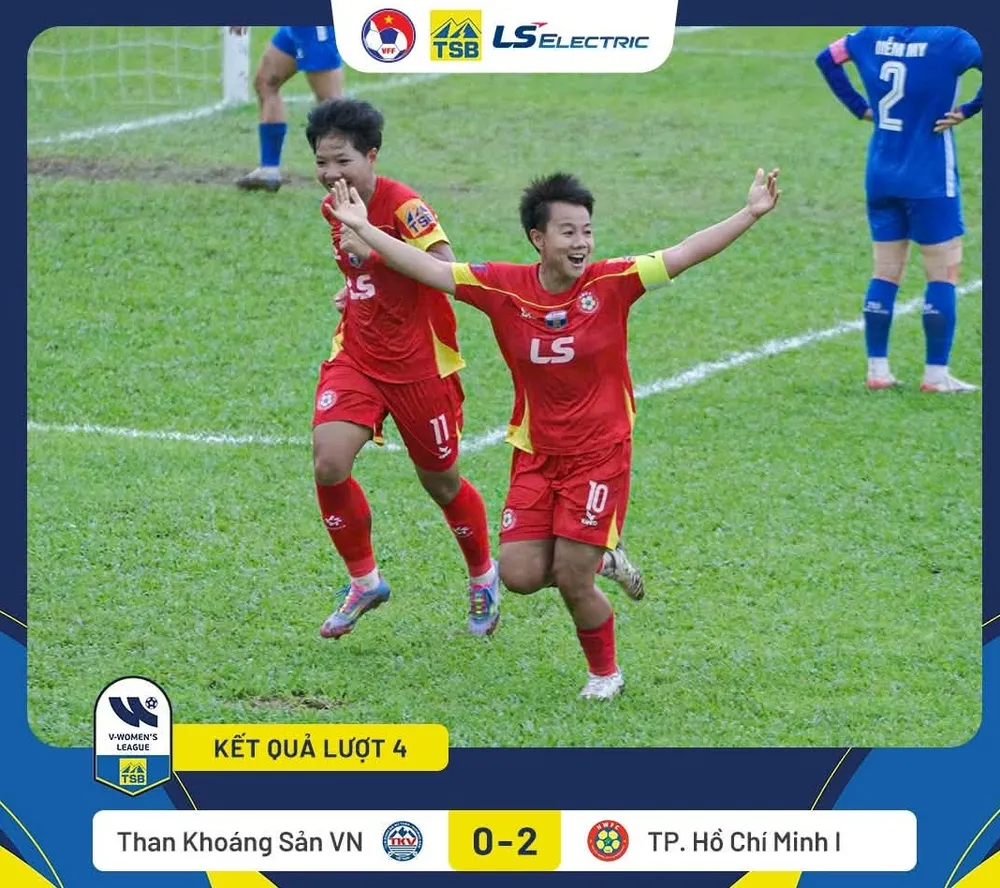 TPHCM I thẳng tiến ở ngôi đầu bảng sau 4 trận toàn thắng.