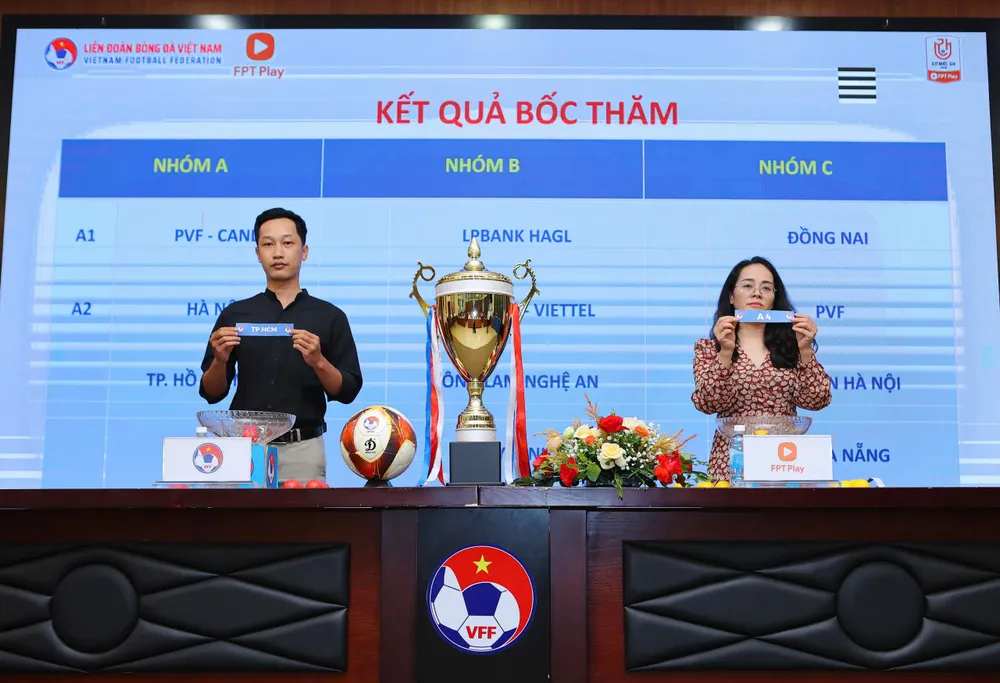 U21 TPHCM cùng bảng với PVF, Hà Nội và An Giang.