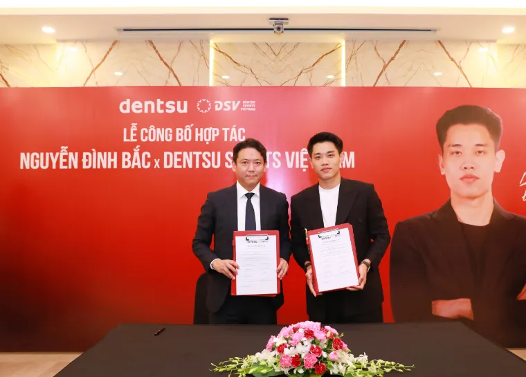 Đình Bắc chính thức gia nhập vào Dentsu Sports Việt Nam