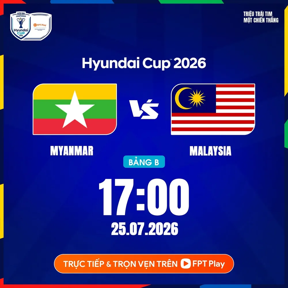 Lịch thi đấu ASEAN Cup 2026, ngày 25-7