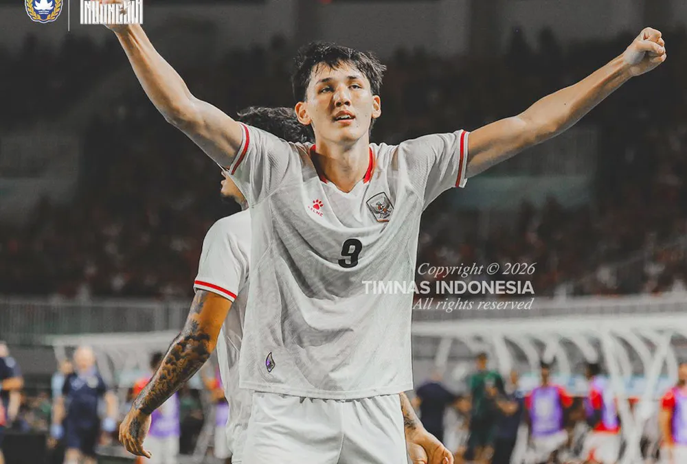 Mitchell Baker tỏa sáng khi ghi 3 bàn thắng cho Indonesia. Ảnh: TIMAS INDONESIA 