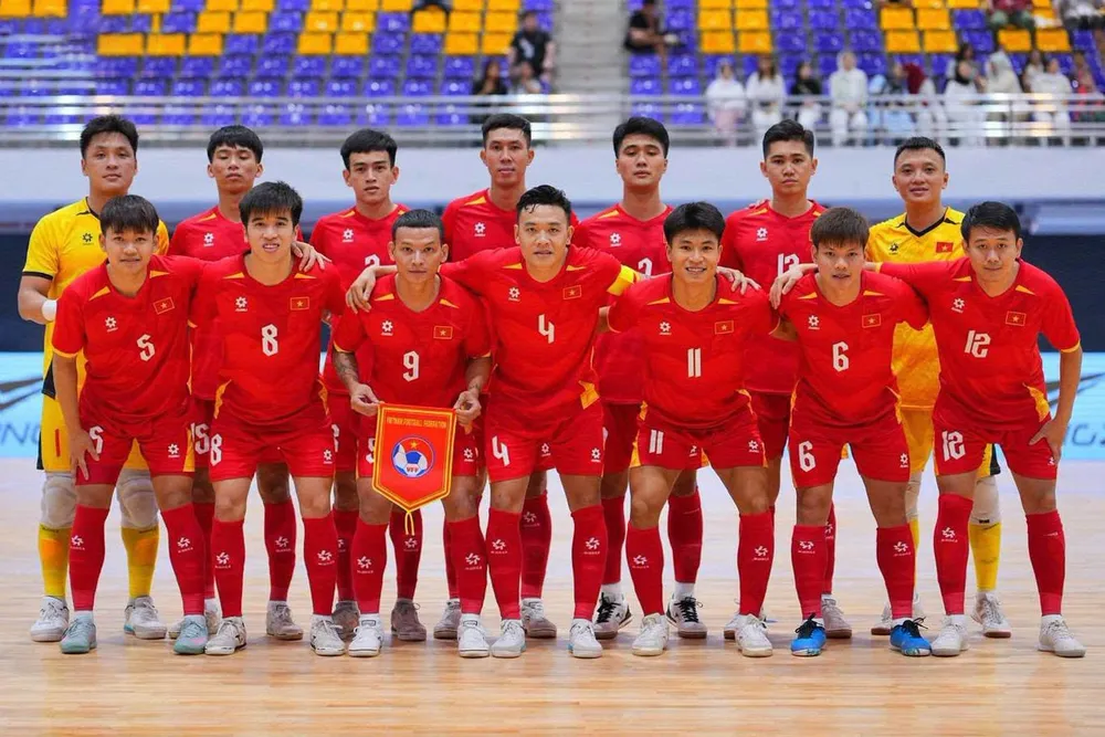 Đội tuyển futsal Việt Nam tiếp đang trong giai đoạn bổ sung lực lượng. Ảnh: TSNFC