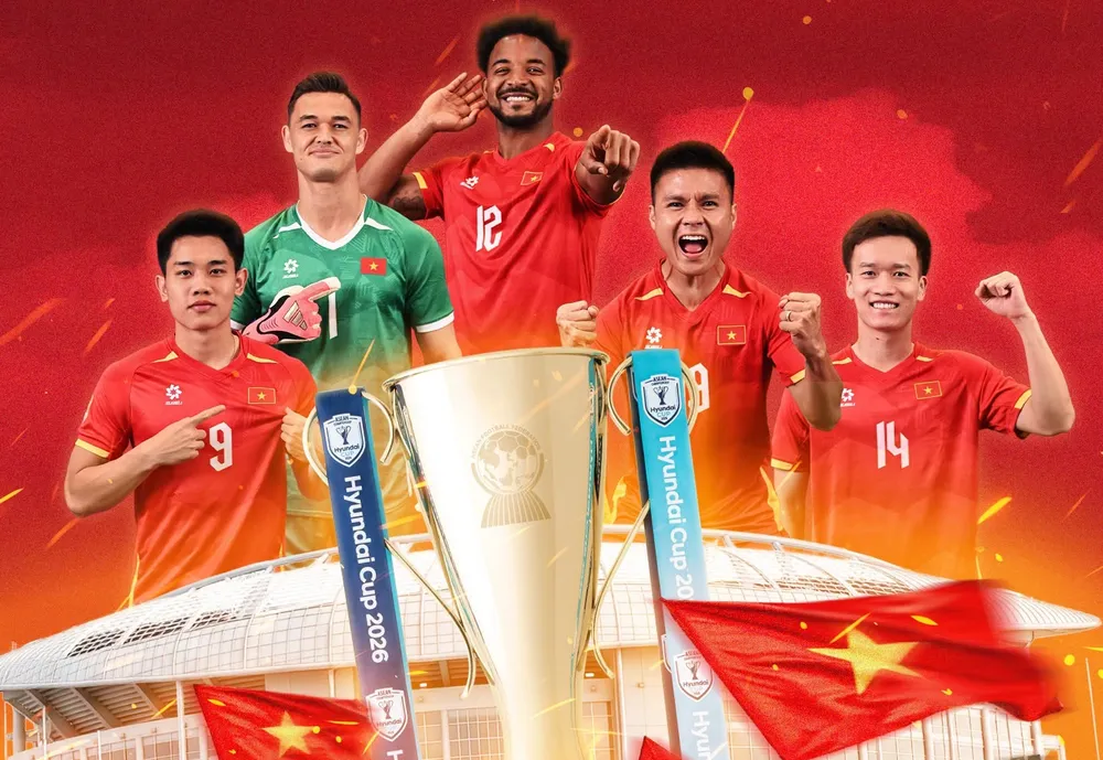 Đội tuyển Việt Nam sẵn sàng cho mục tiêu bảo vệ ngôi vương ASEAN Cup (Ảnh: VFF)