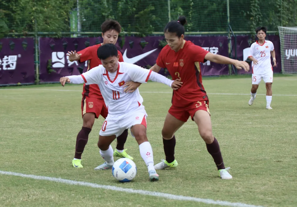 Đội tuyển nữ Việt Nam sẵn sàng cho trận ra quân tại ASIAD 2026 vào ngày 14-9. Ảnh: VFF