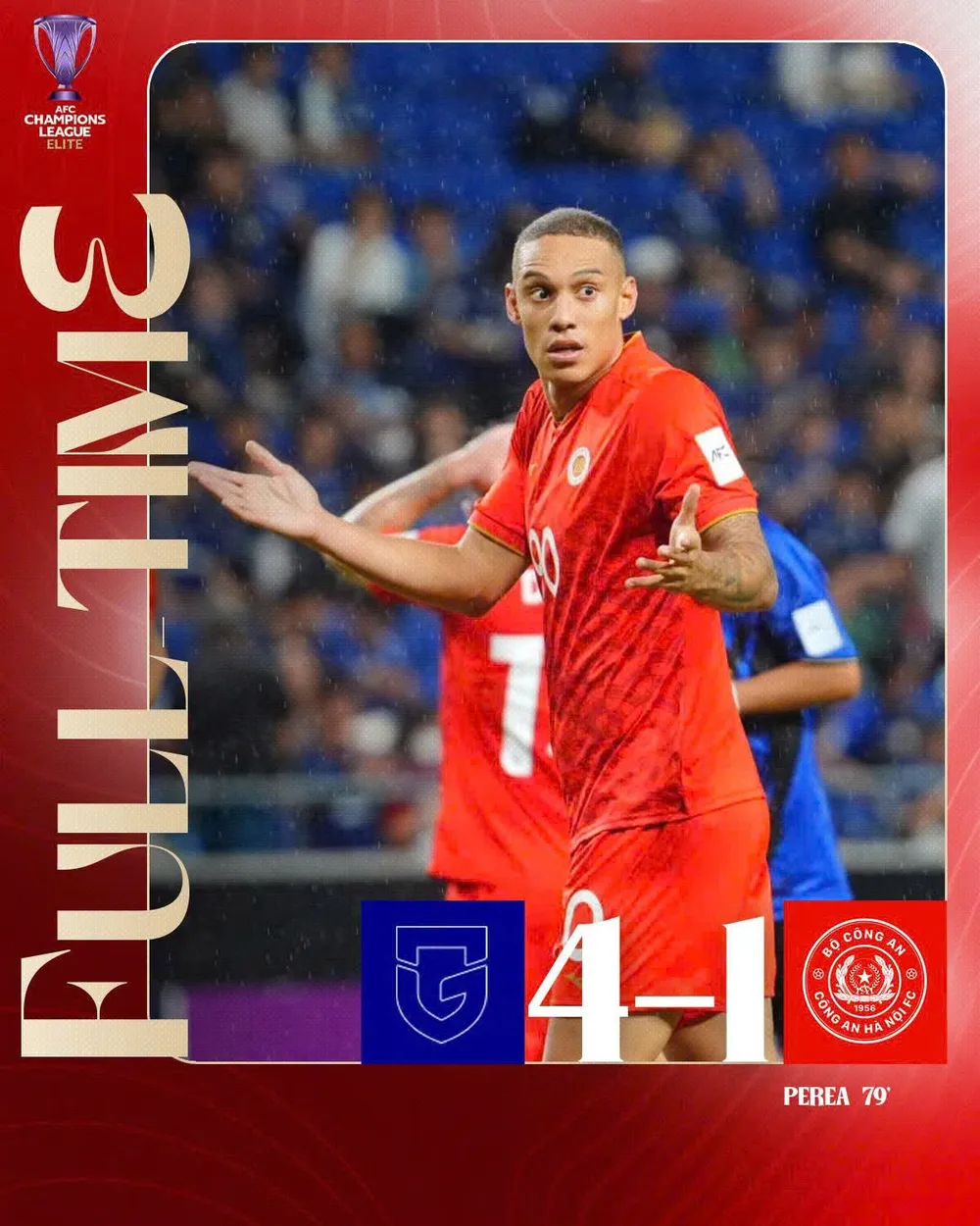 CAHN không thể làm nên điều kỳ diệu trước Gamba Osaka. Ảnh: CAHN FC