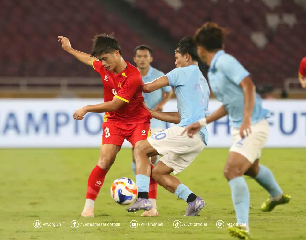 U23 Việt Nam sẽ đá trận ra quân tại ASIAD 2026 gặp Kuwait vào chiều 15-9. Ảnh: VFF