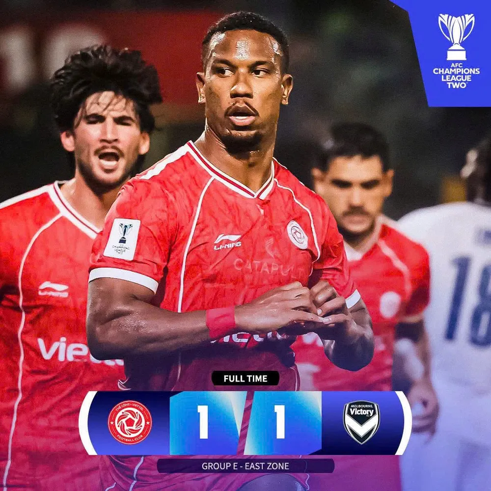 Ribamar, tác giả bàn gỡ 1-1 cho đội chủ nhà. Ảnh; TCVT