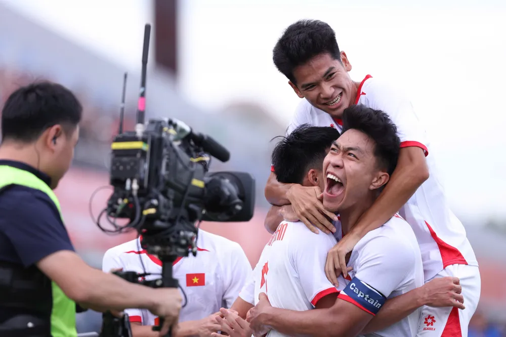 U23 Việt Nam có quyền tự quyết vé vào tứ kết. Ảnh: HẢI HOÀNG