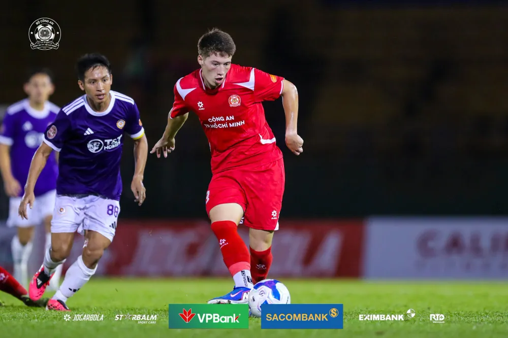 Williams Minh Hoàng sẽ là "vũ khí bí mật" trên hàng công của đội tuyển Việt Nam tại FIFA ASEAN Cup 2026. Ảnh: CATPHCM FC