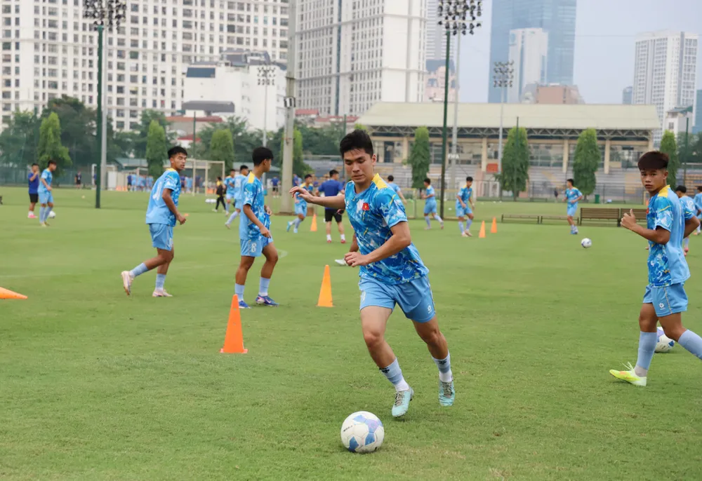 Đội tuyển U16 Việt Nam sẵn sàng cho CFA Team China 2026. Ảnh: VFF