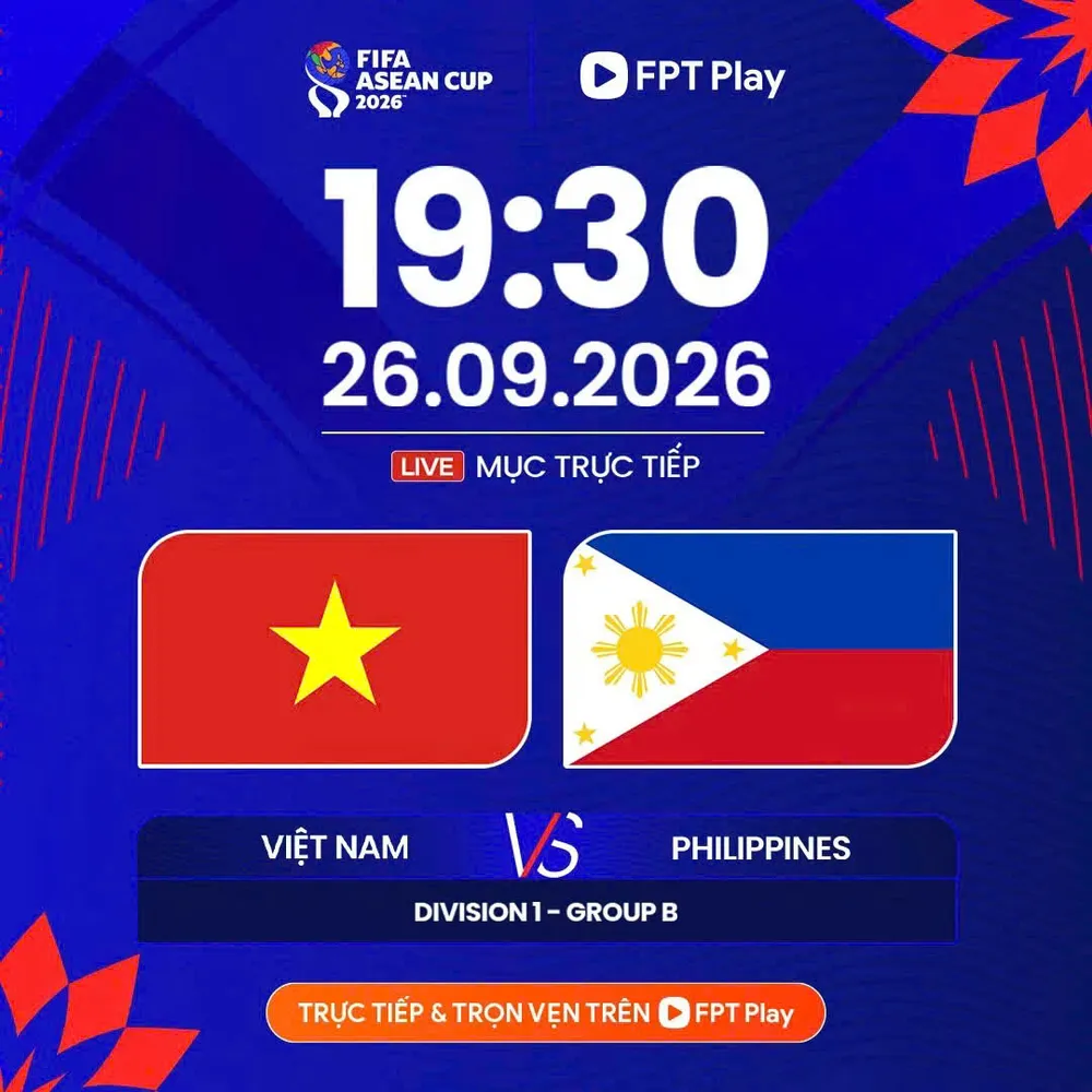 Việt Nam có bản quyền truyền hình FIFA ASEAN Cup 2026