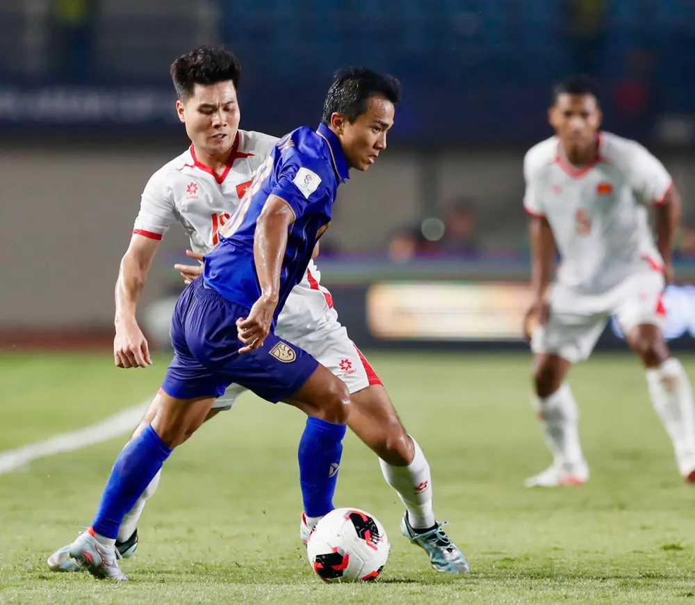 Sự trở lại ấn tượng của Chanathip Songkrasin đã gia tăng sức mạnh cho Thái Lan tại FIFA ASEAN Cup 2026. Ảnh: ANH KHOA