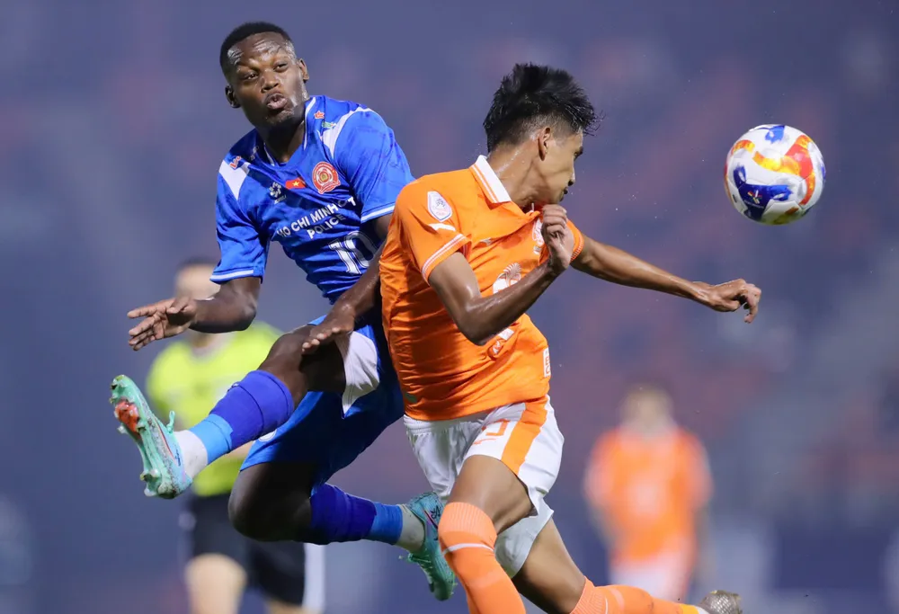 CLB Công an TPHCM bất phân thắng bại cùng Ratchaburi FC. Ảnh: DUY ANH