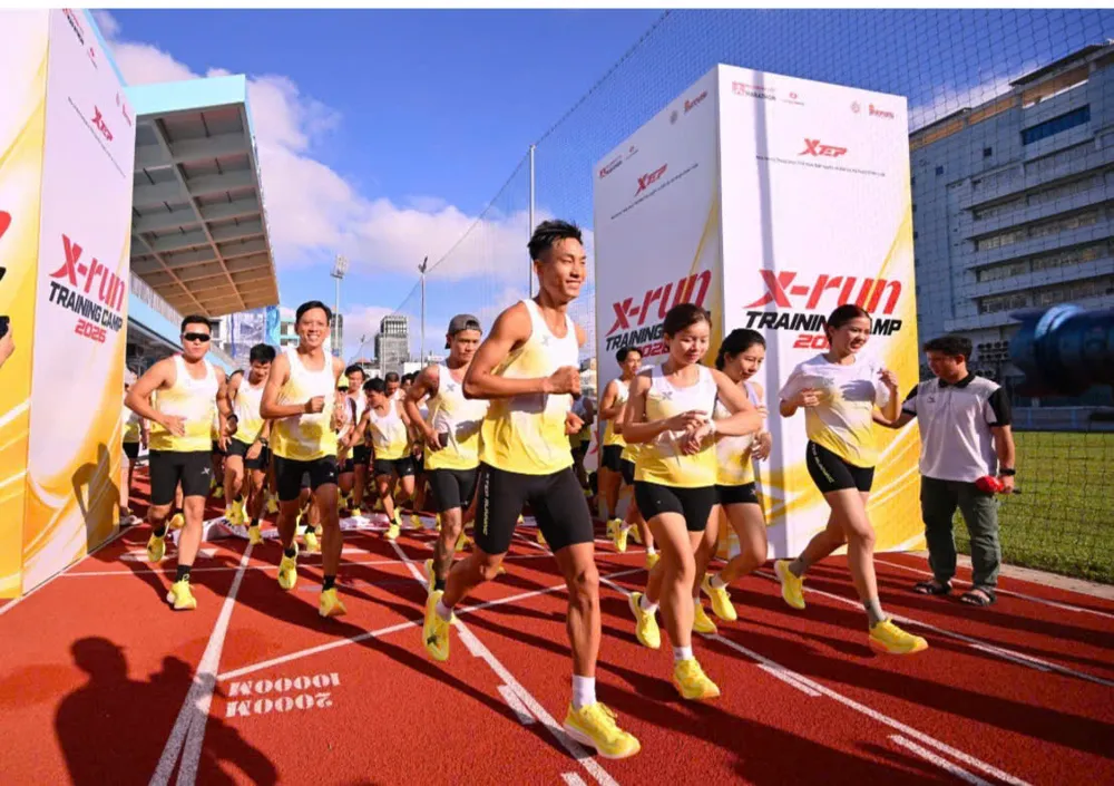 X-Run Training Camp khởi động vào sáng 11-10.
