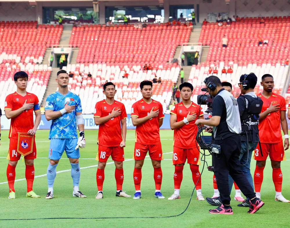 Đội tuyển Việt Nam có nhiều thuận lợi ở vòng loại World Cup 2030 khu vực châu Á. Ảnh: ANH KHOA