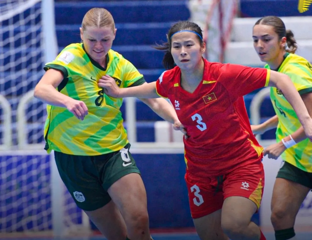 Đội tuyển futsal nữ Việt Nam có nhiều tiến bộ trong thời gian qua và hướng mục tiêu vươn tầm châu Á. Ảnh: VFF