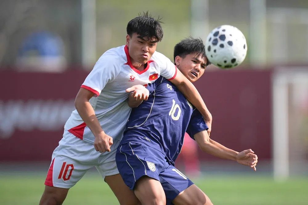 U23 Việt Nam chuẩn bị làm chủ nhà của giải tứ hùng quốc tế diễn ra tại sân Pleiku. Ảnh: VFF
