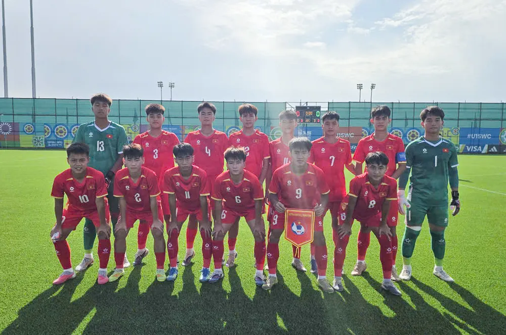 Đội hình U15 Việt Nam tham dự FIFA U15 World Cup & Festival 2026.