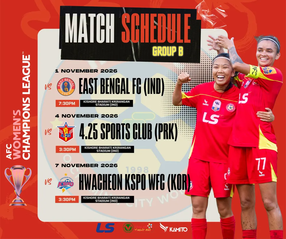 Ảnh: Ho Chi Minh City Women's FC