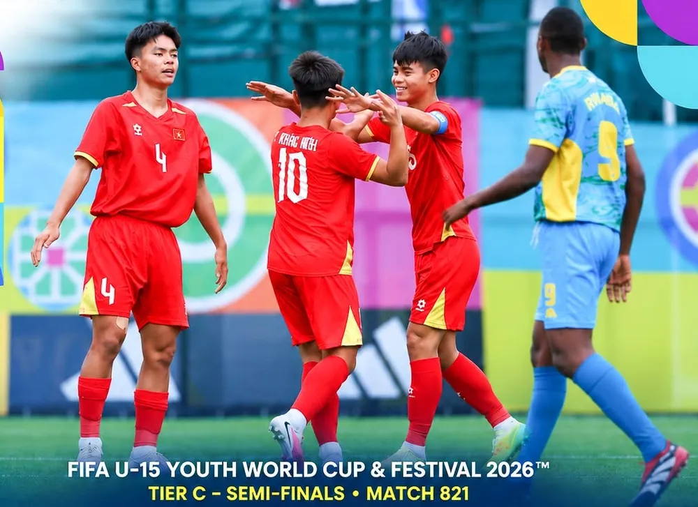 U15 Việt Nam giành 2 trận thắng liên tiếp vào ngày 29-10. Ảnh: VFF