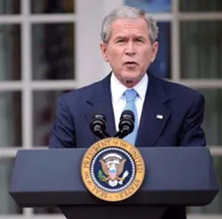 Tổng thống Bush chuẩn bị chuyển giao quyền lực