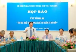 Hội thảo khoa học “Văn học, nghệ thuật trong cơ chế thị trường và hội nhập”