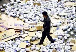 Trung Quốc: Tiêu hủy 200 tấn sữa có melamine